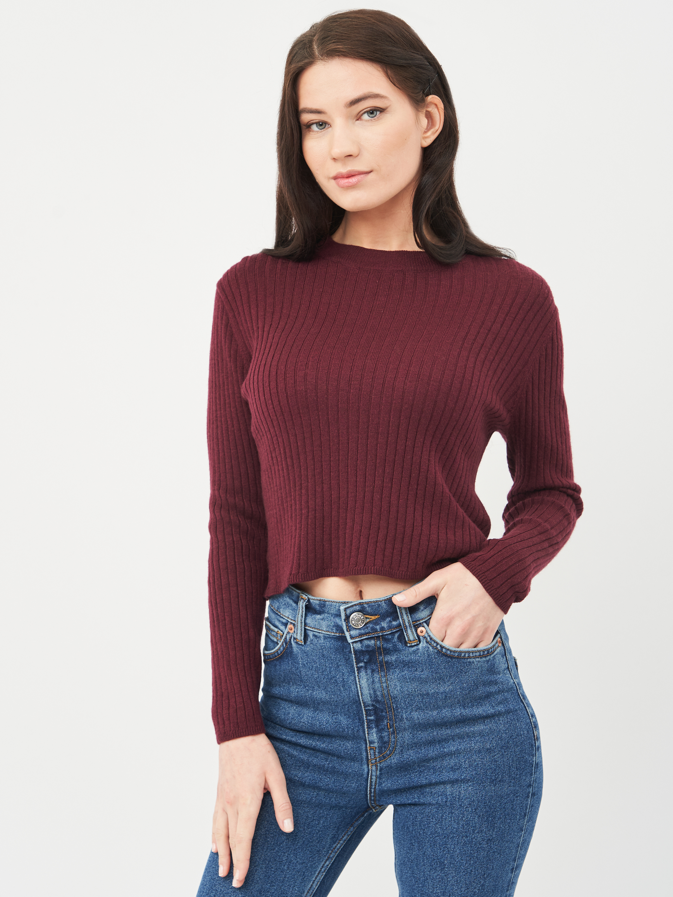 

Джемпер H&M KK7049829 XS Бордовый