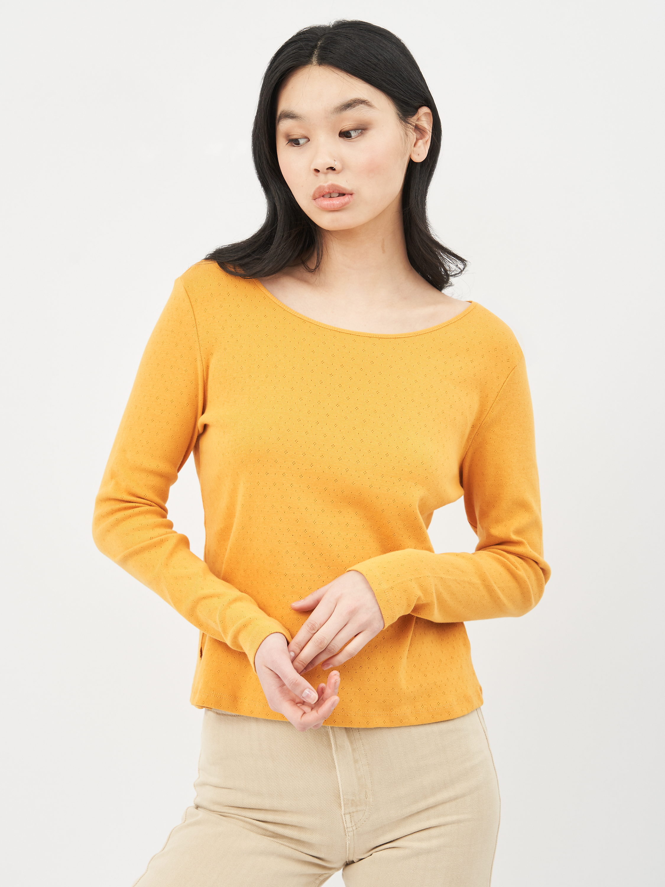 

Лонгслив H&M KK6343738 L Желтый