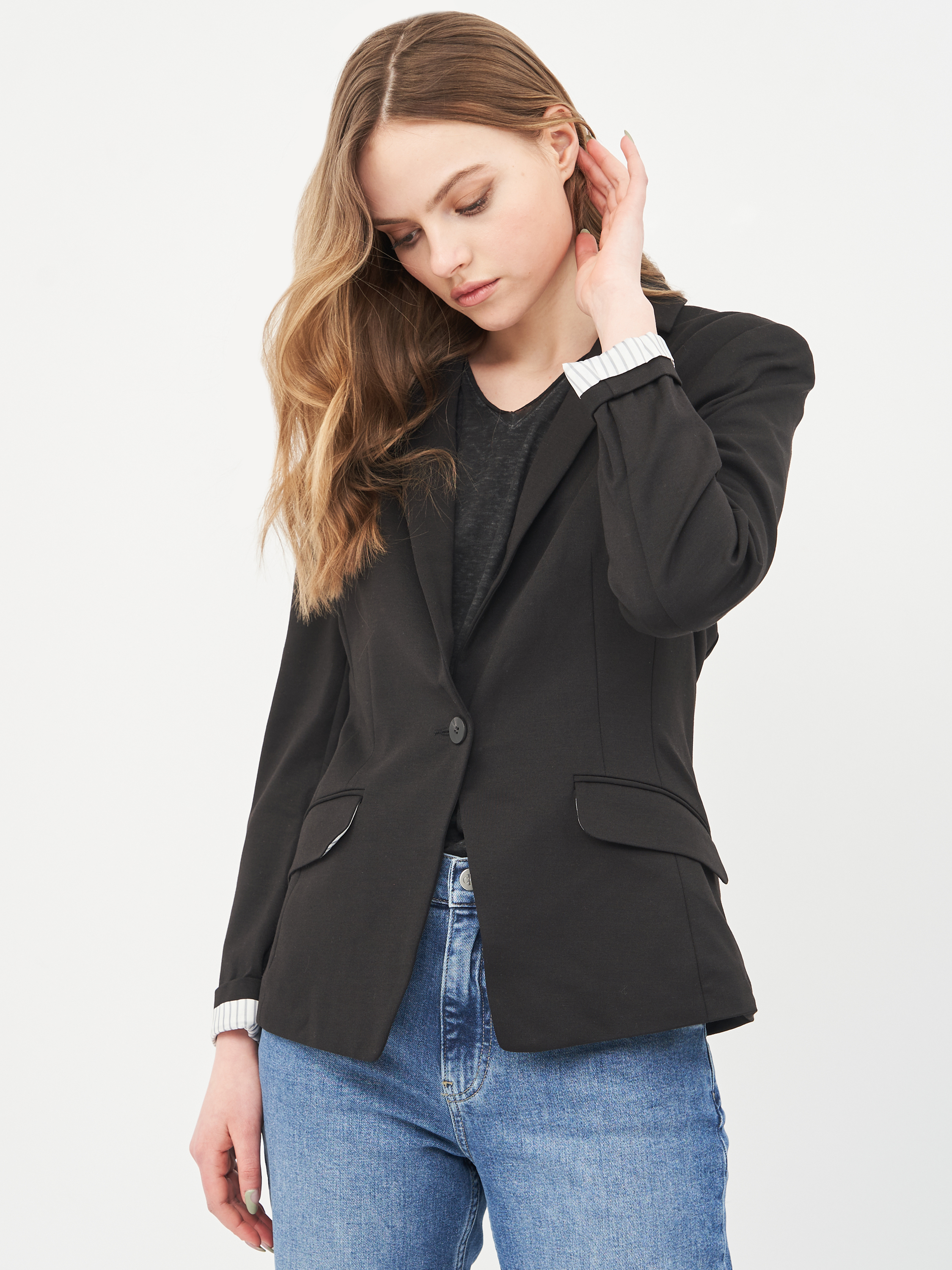 

Пиджак H&M KK0563479 38 Черный
