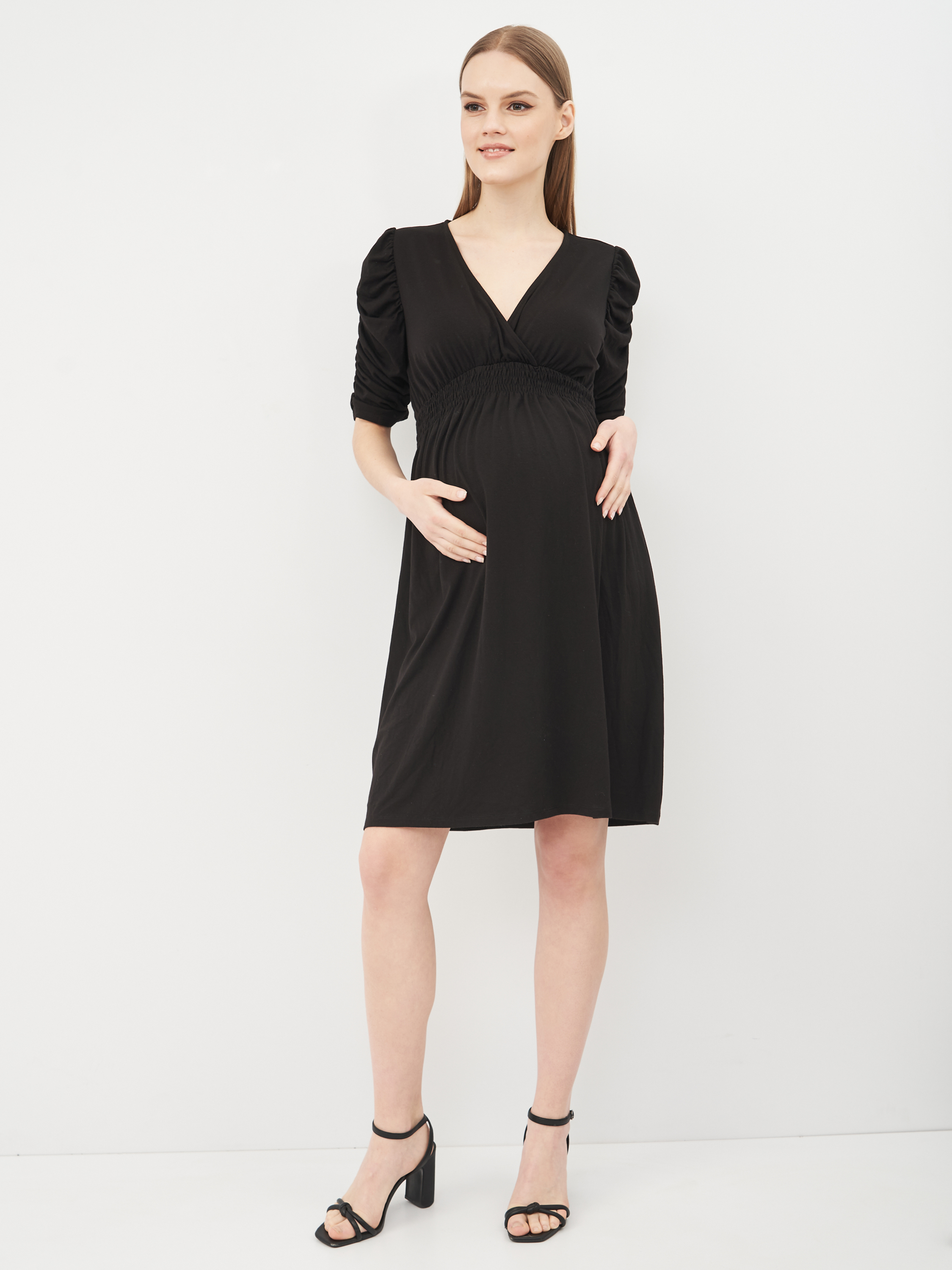 

Платье для беременных H&M KK5699031 M Черное