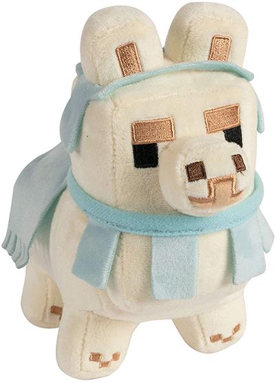 

Плюшевая фигурка JINX Minecraft - Happy Explorer Baby Llama, 6.5" White/Blue