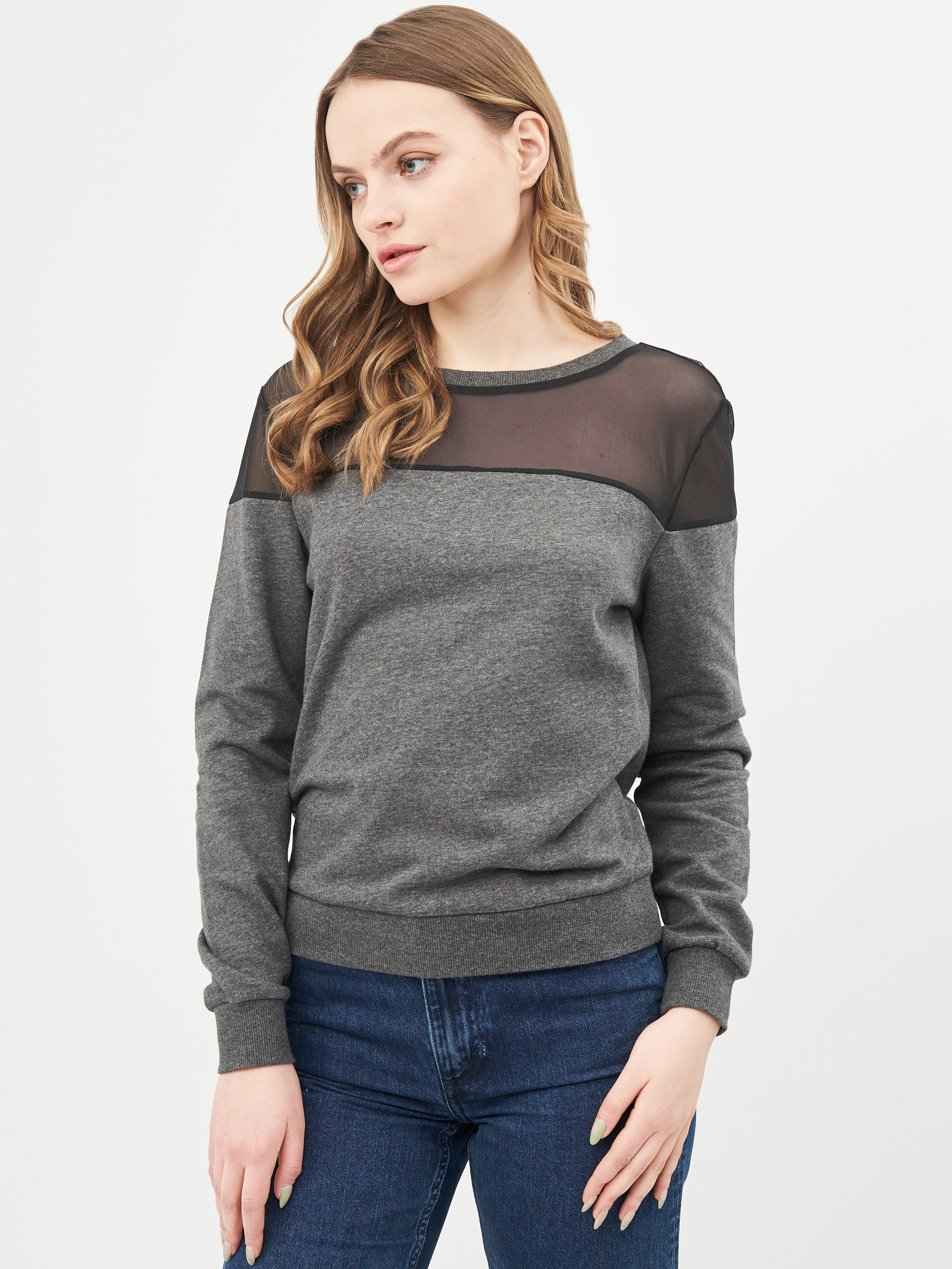 

Свитшот H&M KK2489940 S Серый