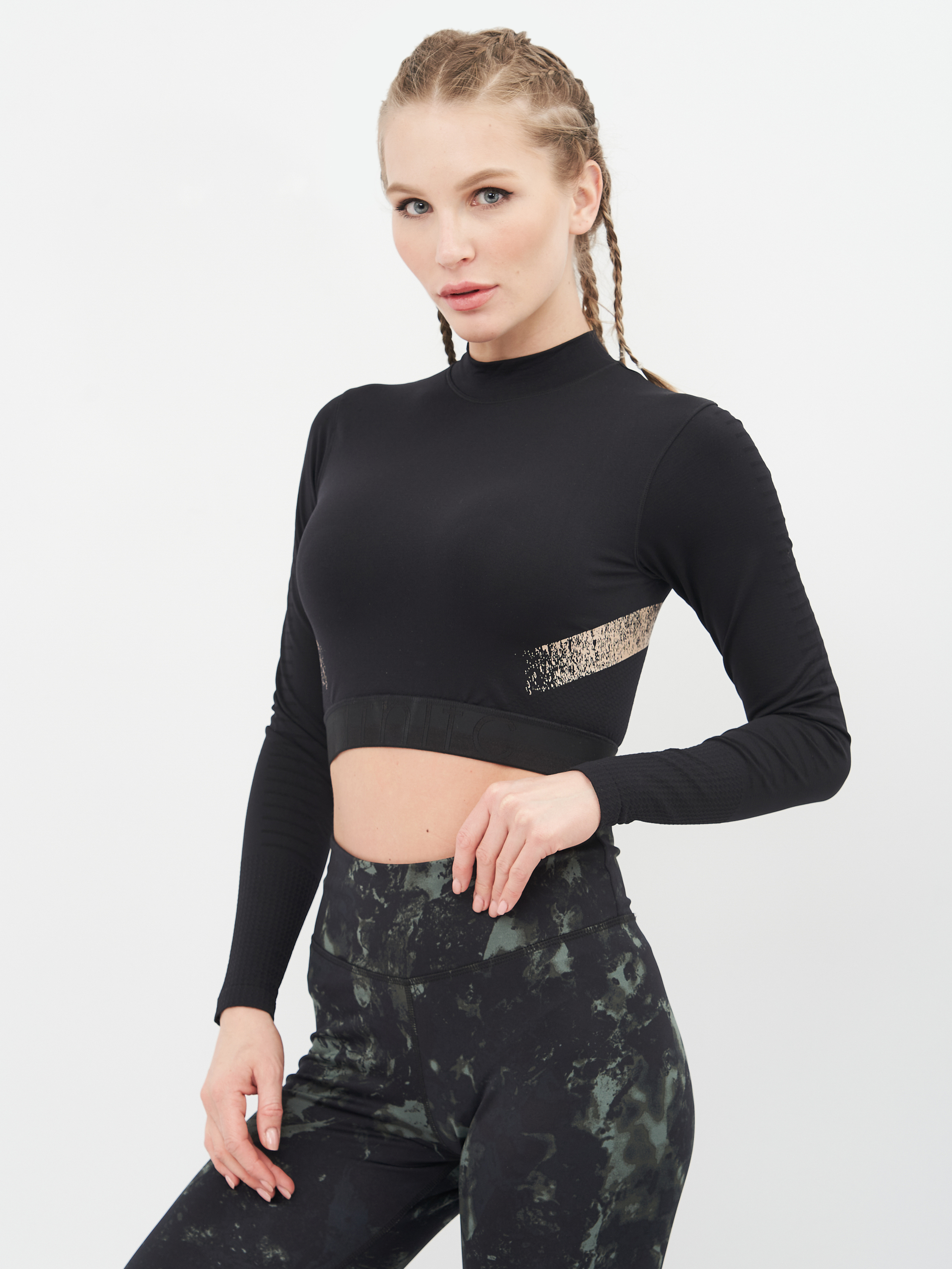

Спортивный топ H&M KK0123659 S Черный
