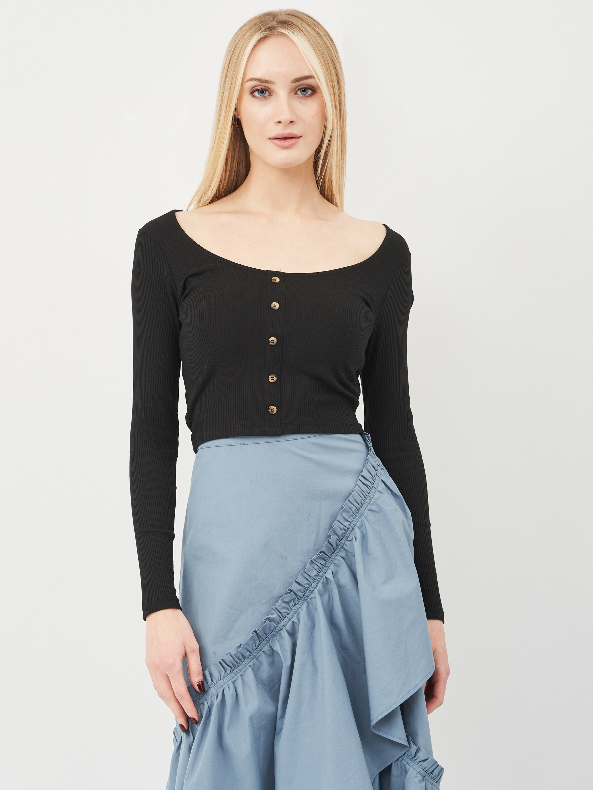 

Топ H&M KK8249050 S Черный