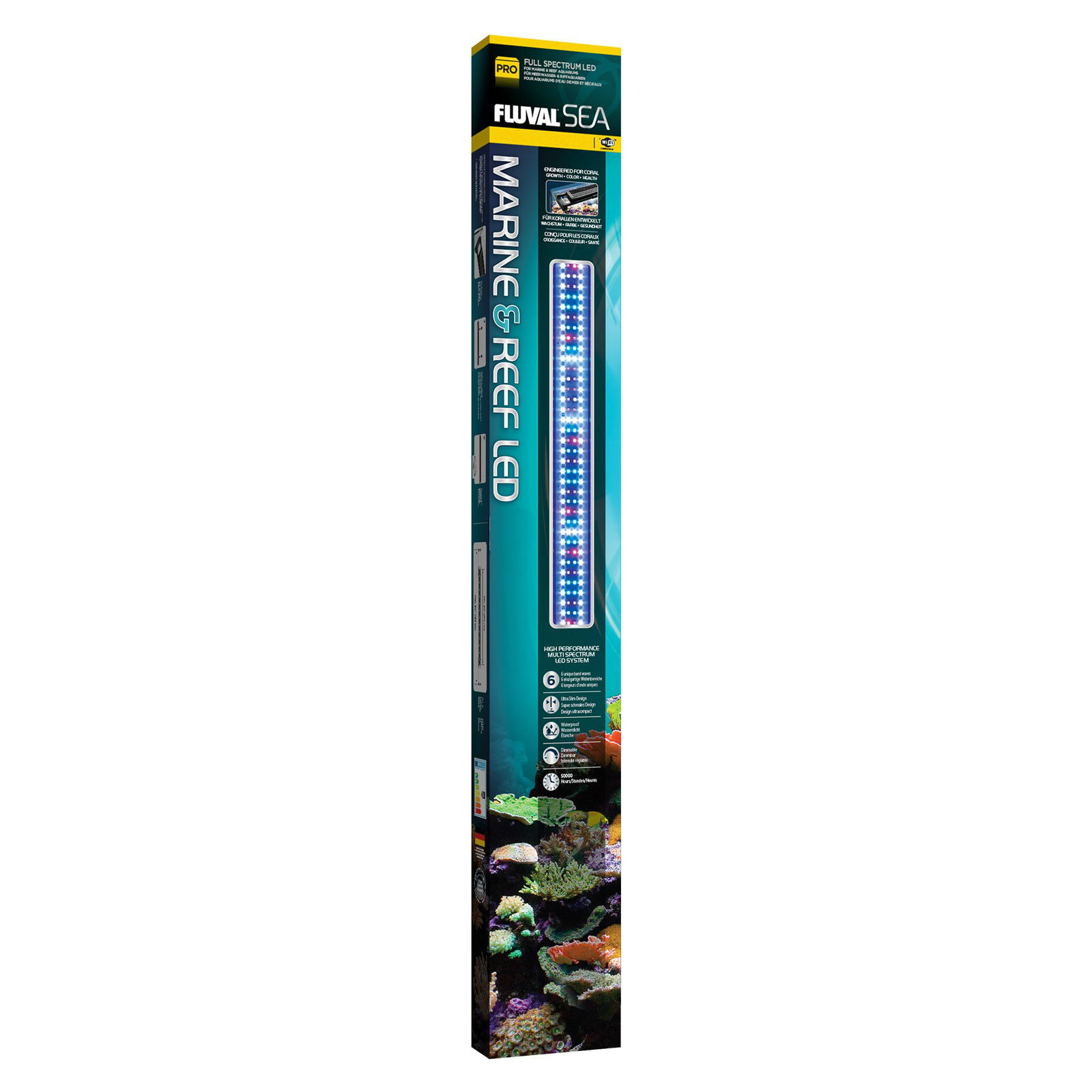 

Светильник Fluval LED Marin 46W 116-145см Hagen BGL-DR-3365