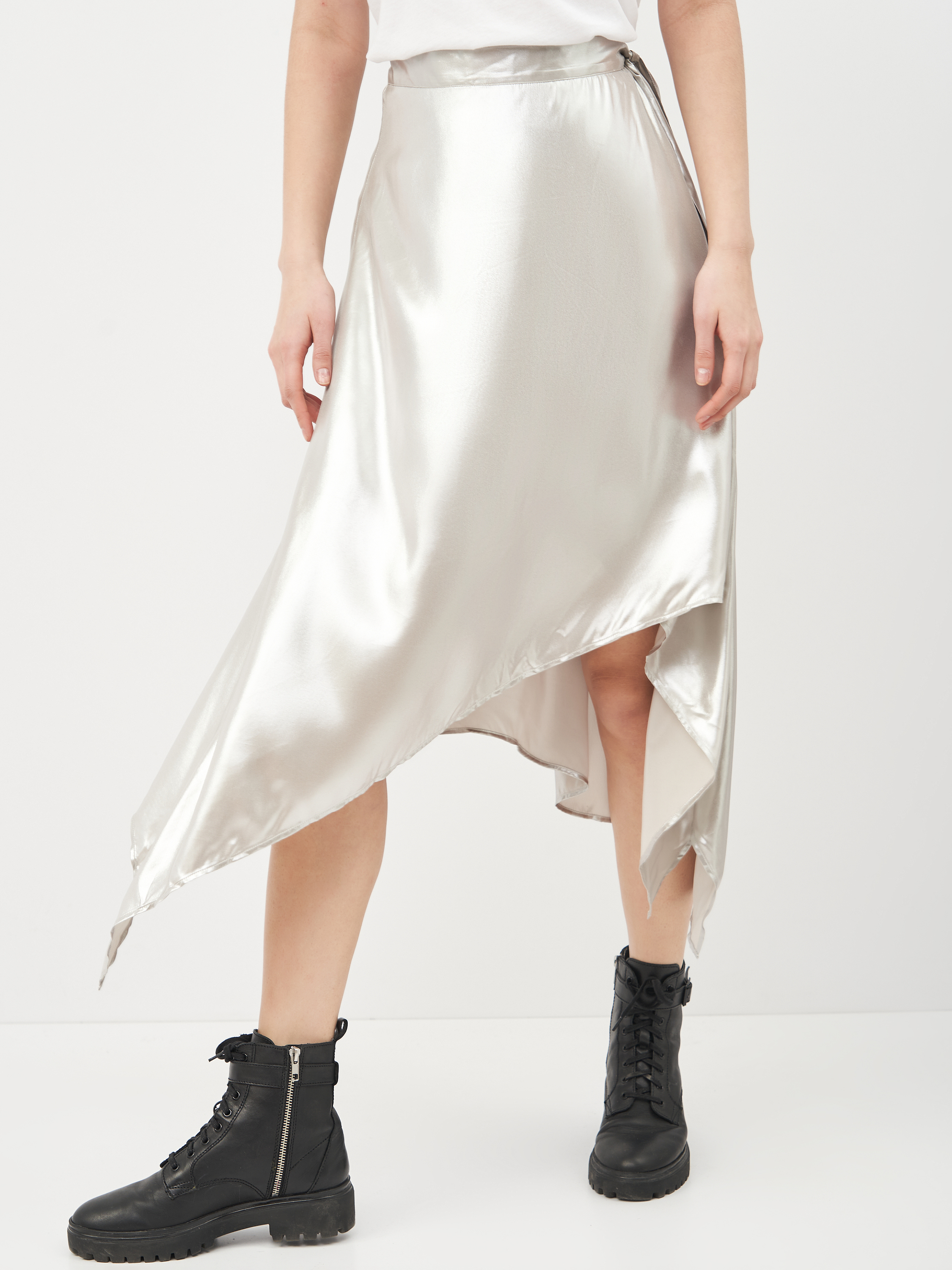 

Юбка H&M KK0354139 38 Серебристая