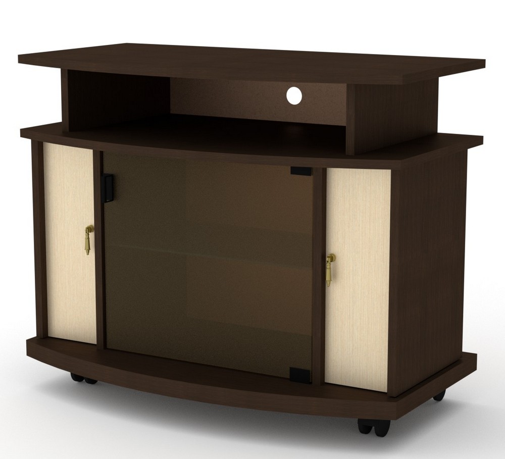 

Тумба под телевизор Компанит Америка венге комби