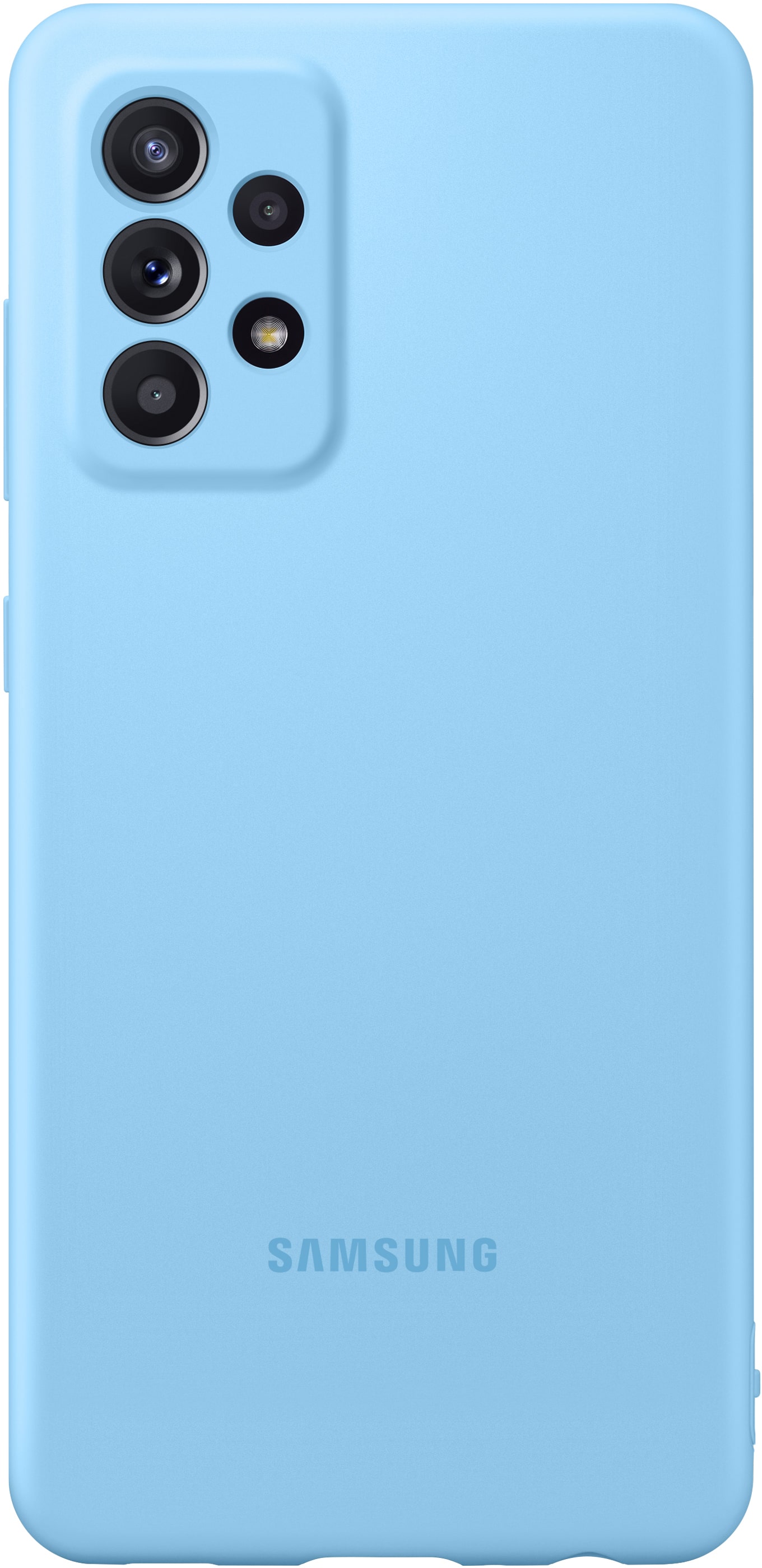 

Панель Samsung Silicone Cover для Samsung Galaxy A52 Blue (EF-PA525TLEGRU)