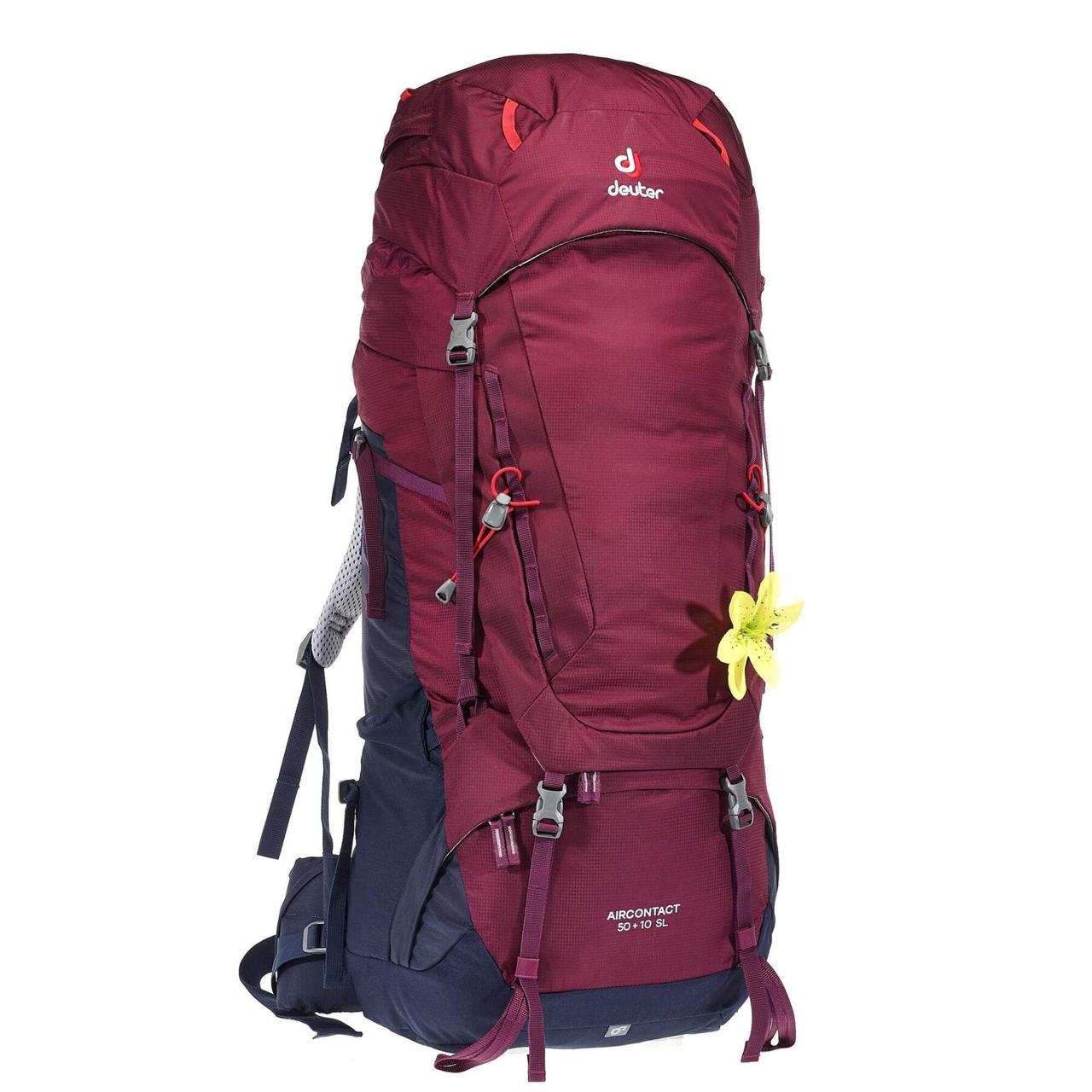 

Рюкзак туристический Deuter Aircontact 50+10 SL blackberry-navy (3320219 5326)