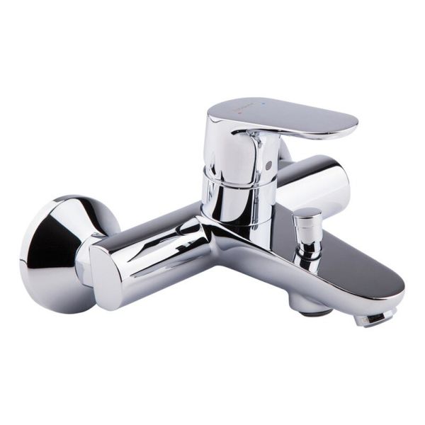 

Cмеситель для ванной одновентильный с коротким изливом HANSGROHE хром FOCUS E2 латунь 31940000