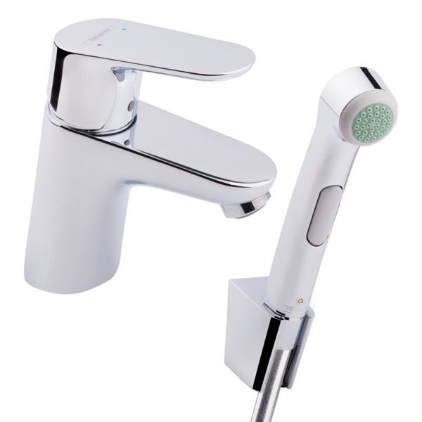

Кран для умывальника с бидеттой HANSGROHE хром FOCUS E2 латунь 31926000