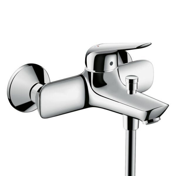 

Кран в ванную одновентильный с коротким изливом HANSGROHE хром NOVUS латунь 71040000