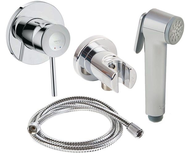 

Кран скрытого монтажа для биде GROHE хром BAU CLASSIC пластик 111048