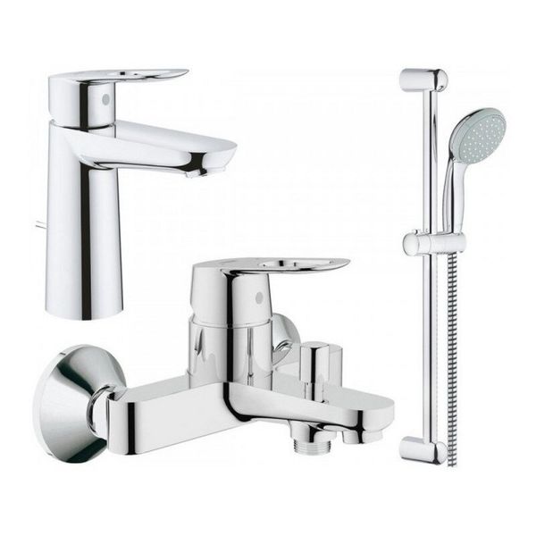 

Набор смесителей для ванны GROHE хром BAU LOOP латунь 123215M