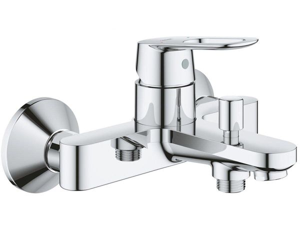 

Cмеситель для ванны одновентильный с коротким изливом GROHE хром BAU LOOP латунь 23603000