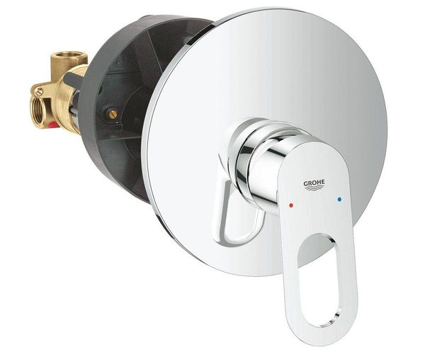 

Cмеситель встроенный GROHE хром BAU LOOP латунь 29080000