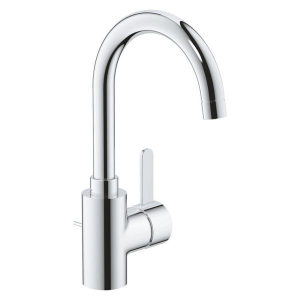 

Cмеситель для раковины однорычажный с высоким изливом GROHE хром EUROSMART COSMOPOLITAN латунь 32830001