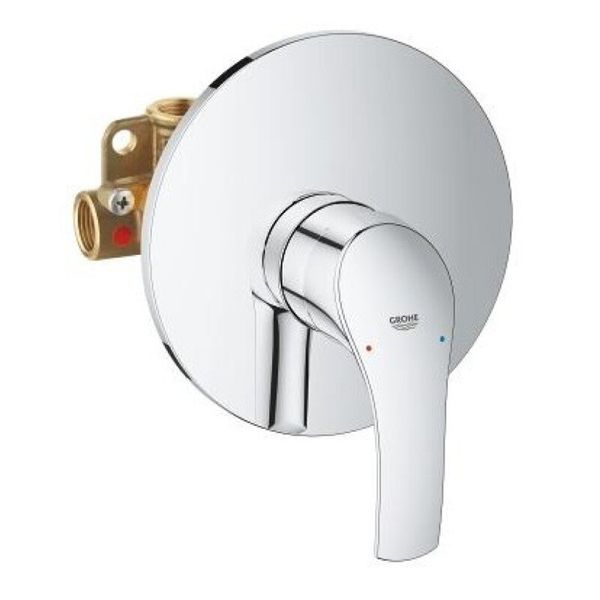 

Cмеситель встроенный GROHE хром EUROSMART латунь 33556002