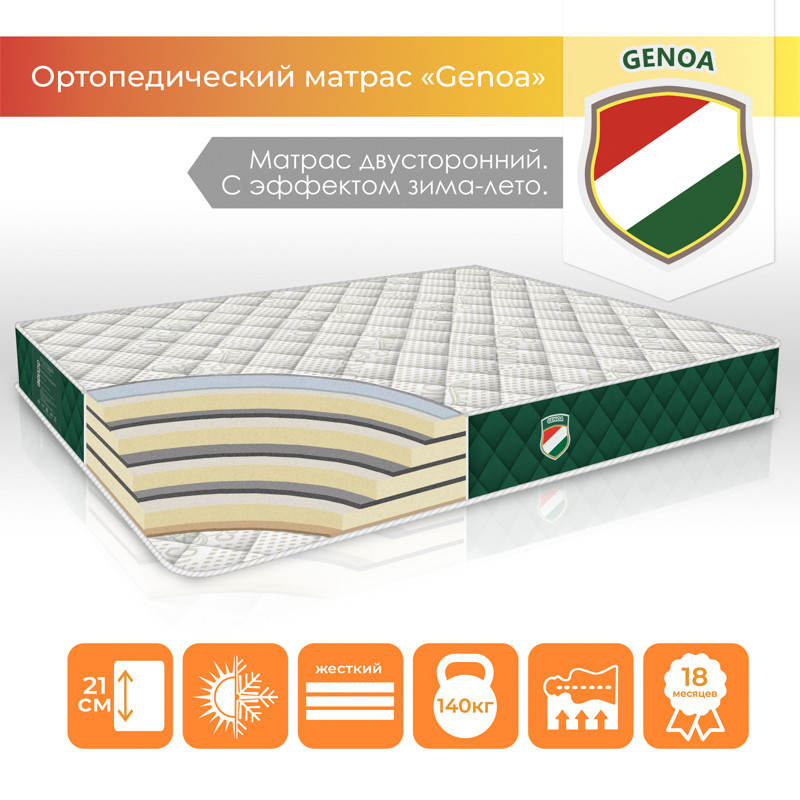 

Ортопедический матрас "Genoa" 180х190