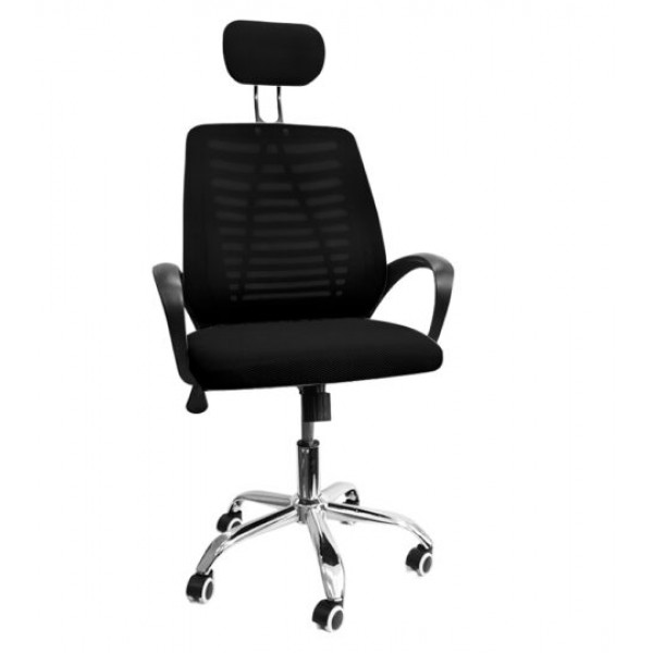 

Офисное кресло Bayshore S black с механизмом Tilt, пластик черный/ткань сетка черный цвет Goodwin