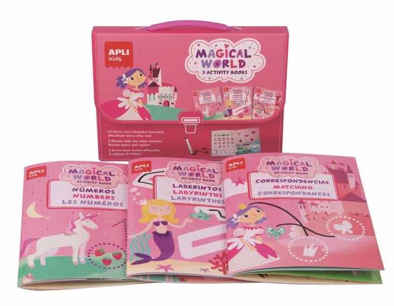 

Портфель с игровыми книгами-заданиями ApliKids АплиКидс Волшебные миры (8410782182467)