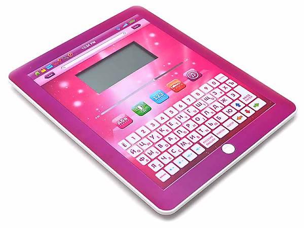 

Детский обучающий Планшет русско-английский PlaySmart PLAY SMART (7321) розовый