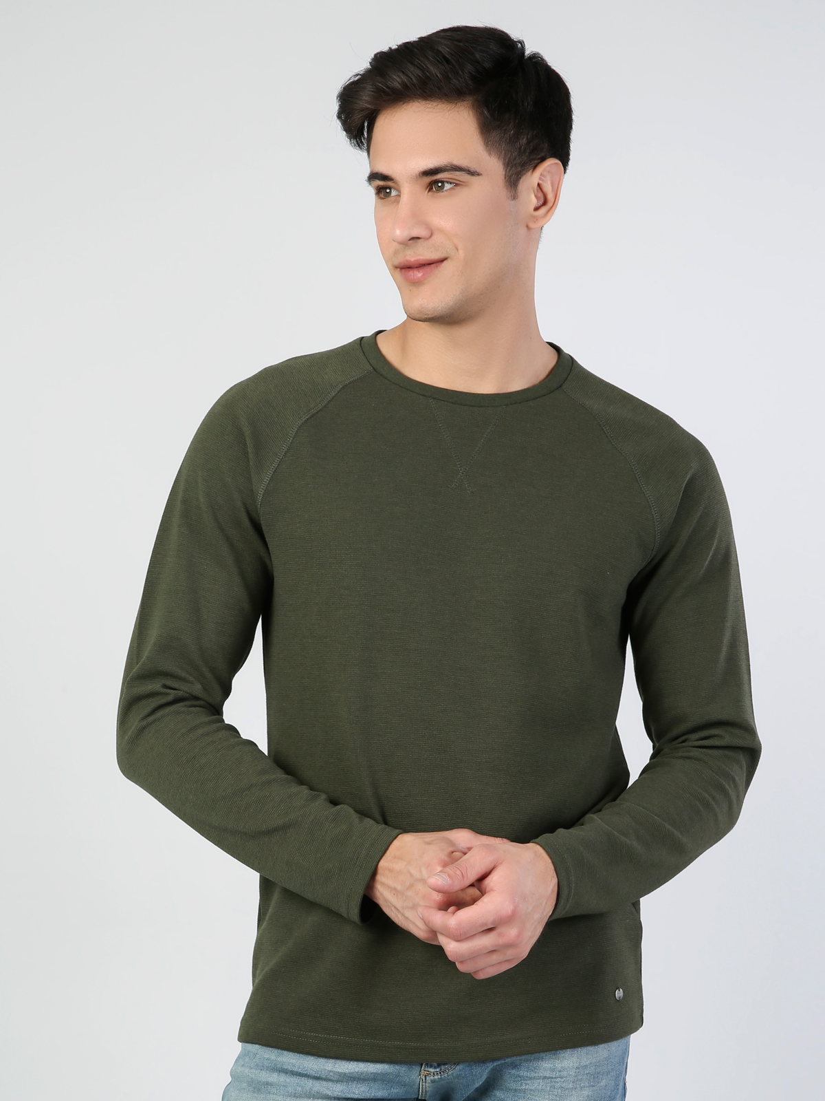 

Футболка с длинными рукавами Colin's CL1045046KHA XXL