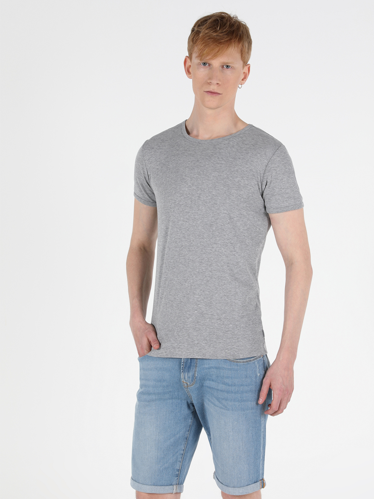 

Футболка Colin's CL1042915MGA XL Grey Melange