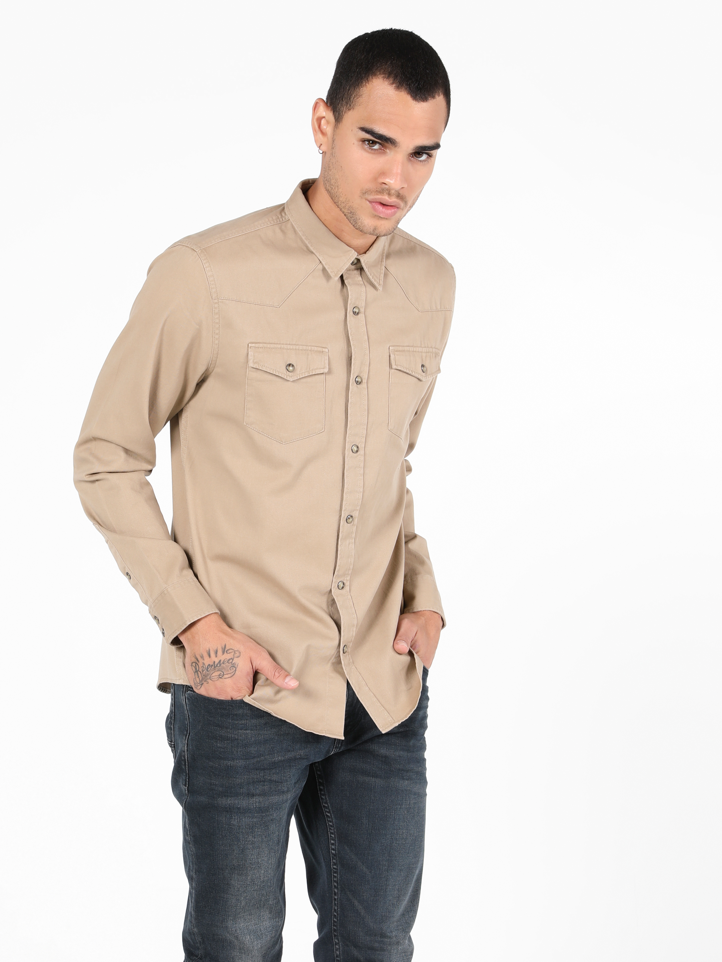 

Рубашка Colin's CL1044310SAN M Sand