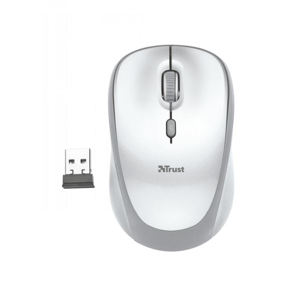 

Компъютерная мышь Trust Yvi (23386) White-Silver USB (23386)