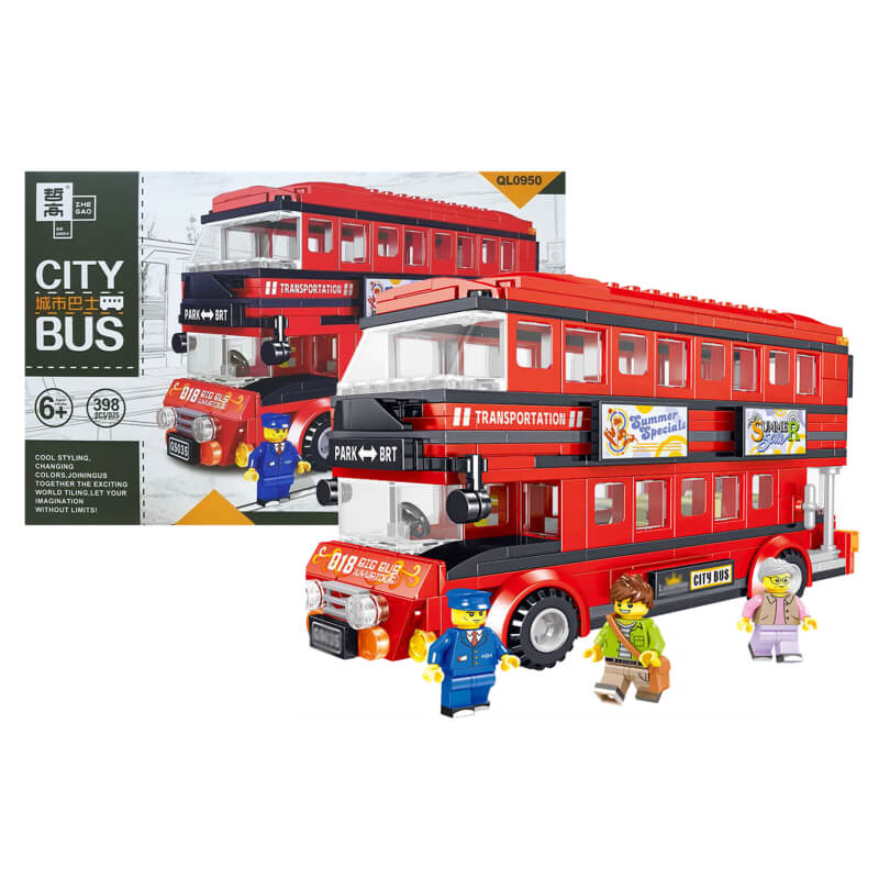 

Конструктор QL0950 «CITY Лондонский автобус» 398 деталей A-Toys (QL0950)