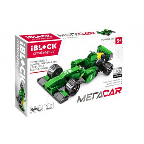 

Конструктор iBlock PL-920-141 «Гоночный болид» 337 деталей iBlock (PL-920-141)