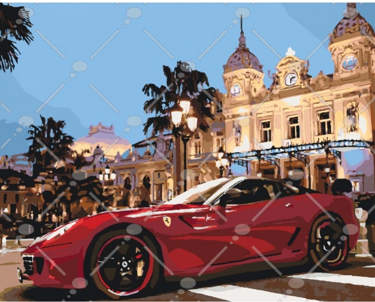 

Картина по номерам «Яркая феррари» 40*50 см Идейка (KHO2515)