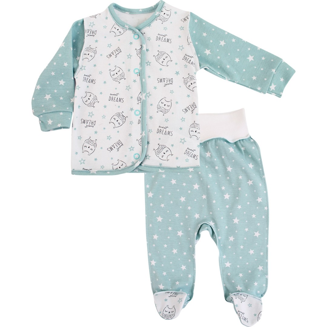 

Комплект дитячий, інтерлок 56 см. малюнок KN13-ZelZirka-18 Ladan