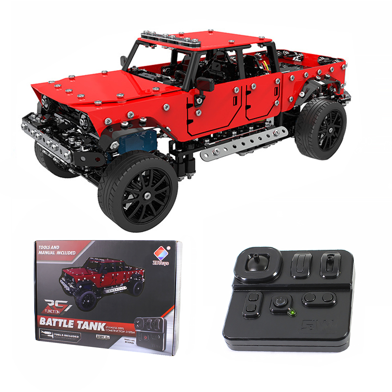 

Конструктор радиоуправляемый ZBToys SW(RS)-005 Mustang Pickup Burgundy 817 деталей