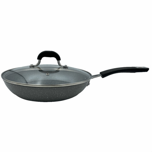 

Сковорідка Gusto з кришкою, покриття Granite, 26х5 см