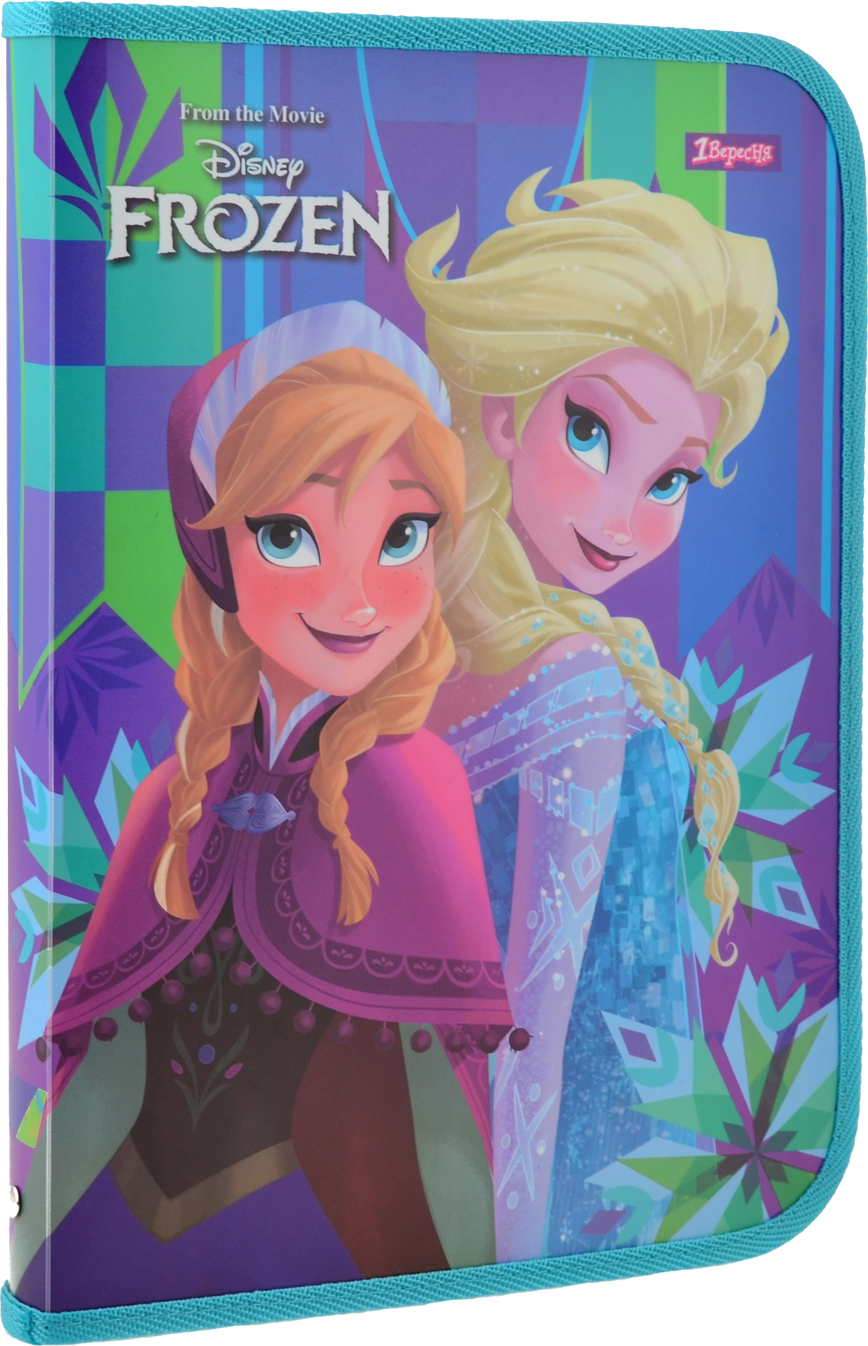 

Папка для труда 1 Вересня для девочек FC Frozen пластиковая на молнии (491588) (5056137198726)