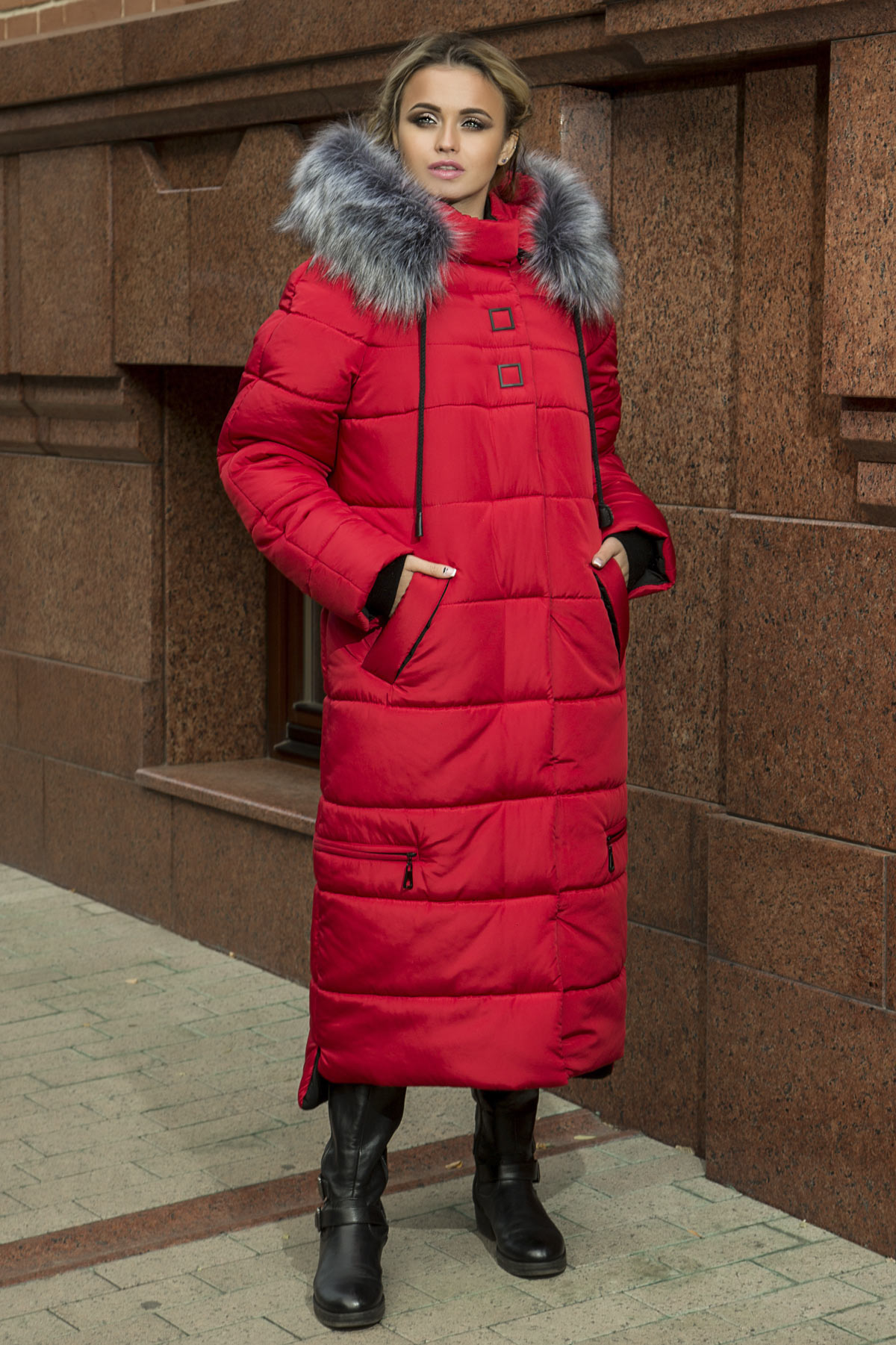 

Зимняя куртка Miorichi Barbara  Красный (01021-r-red58, Зимняя куртка Miorichi Barbara 58 Красный (01021-r-red58)