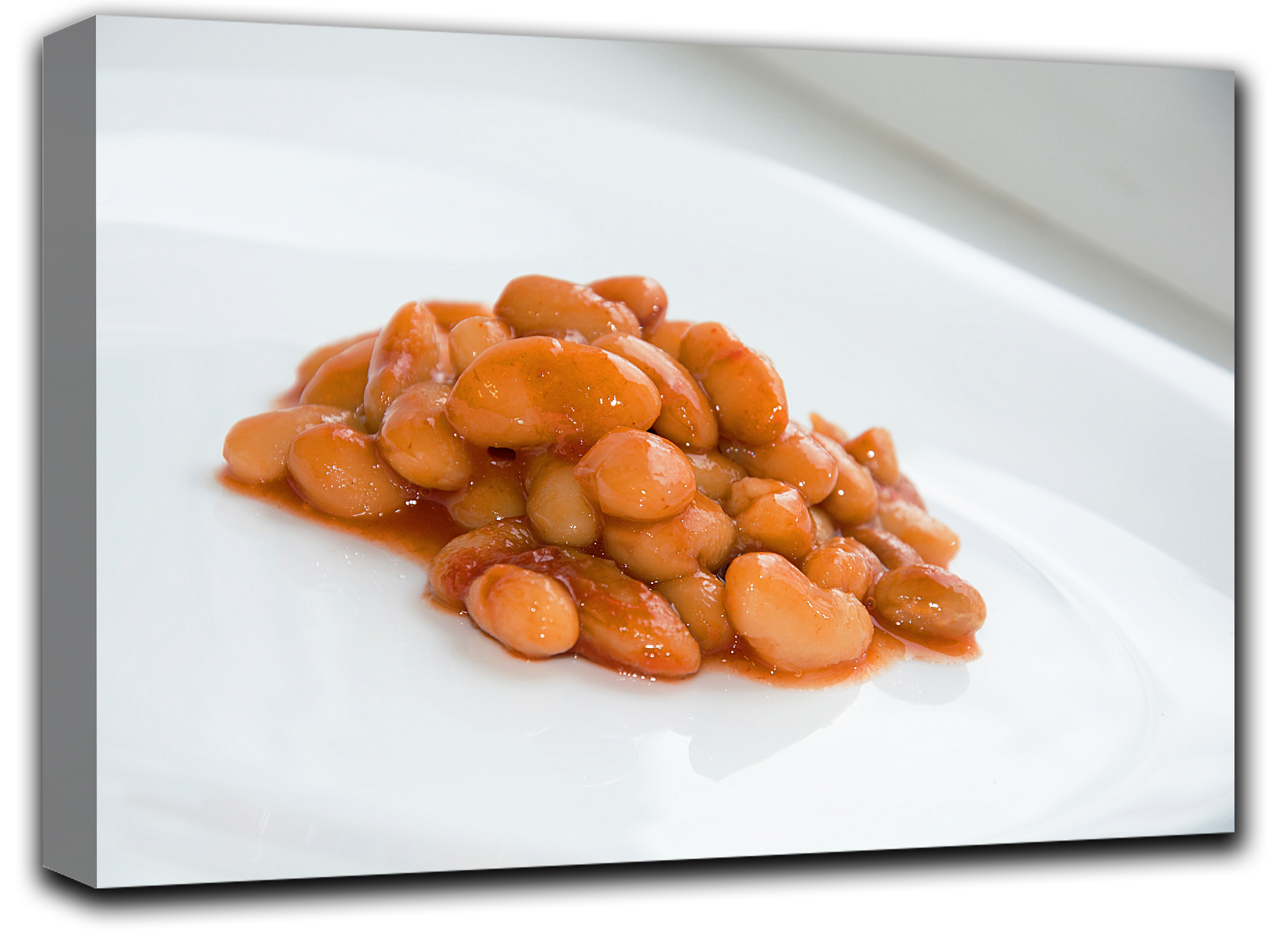 

картина на холсте фасоль на тарелке вегетарианство Hotel Arizona HD 84 см x 127 см