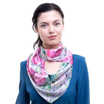 

Платок большой AMO Платок женский шелковый 90*90 см AMO STAMOp90904