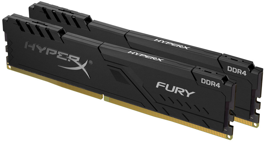 Оперативна пам'ять HyperX DDR4-2666 16384MB PC4-21300 (Kit of 2x8192) Fury Black (HX426C16FB3K2/16)