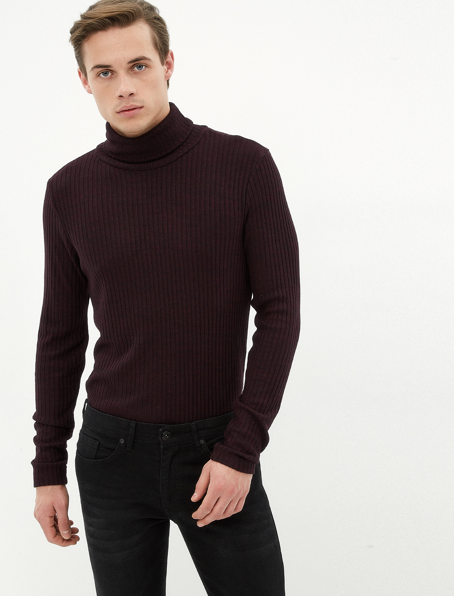 

Джемпер Koton 7KAM17437NK-477 L Bordeux