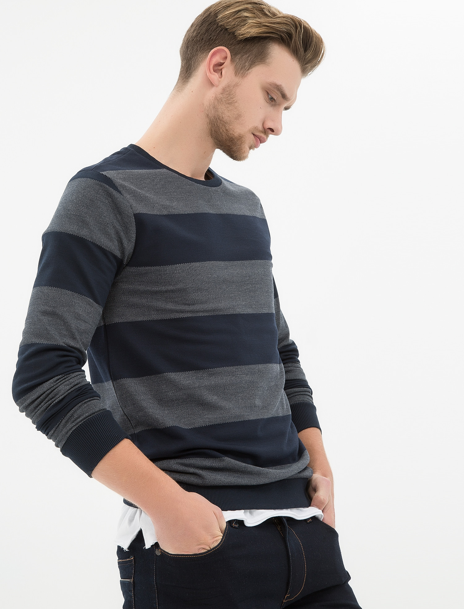 

Джемпер Koton 7KAM19583KK-67L S Marine Stripe