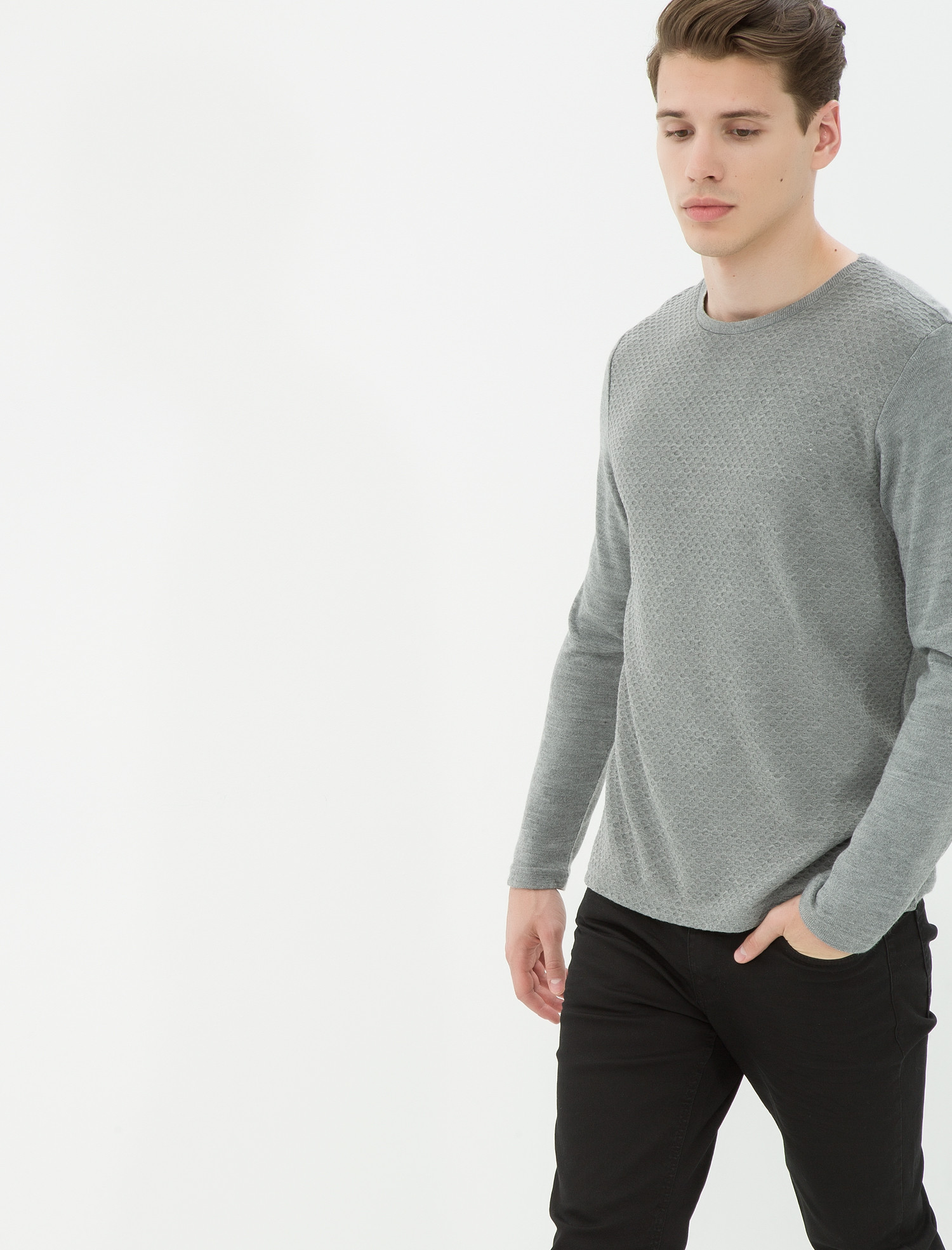 

Джемпер Koton 7KAM91114KK-027 L Grey