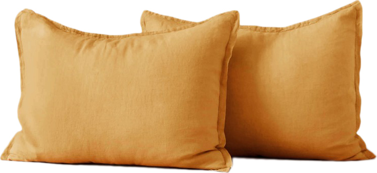 

Наволочка SoundSleep Muse mustard Лен горчичная 50х70