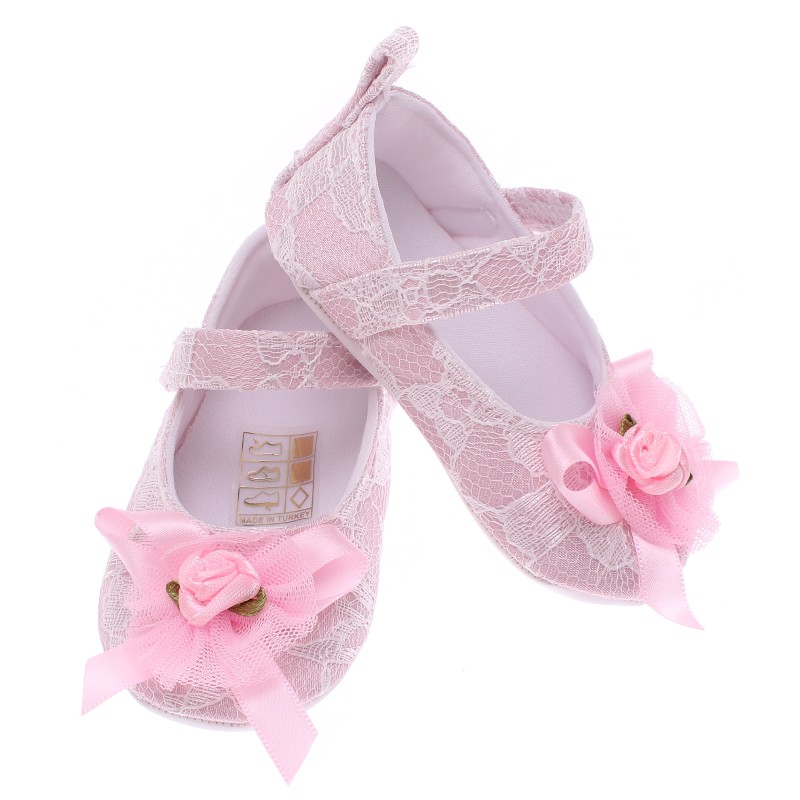 

Пинетки для девочки Baby Patini BPTN1141 17 см розовый (301796)