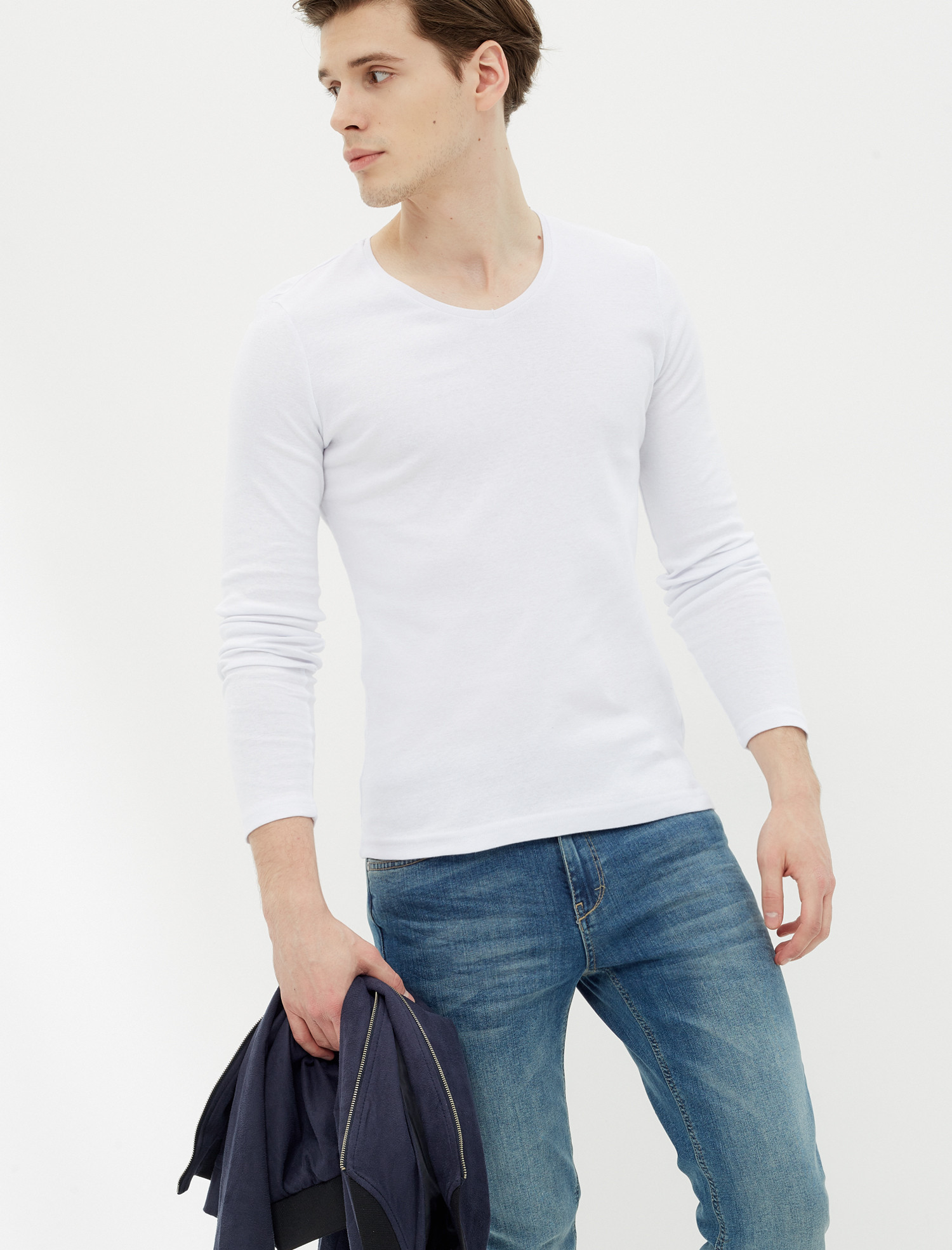 

Лонгслив Koton 7YAM12239LK-000 XL White