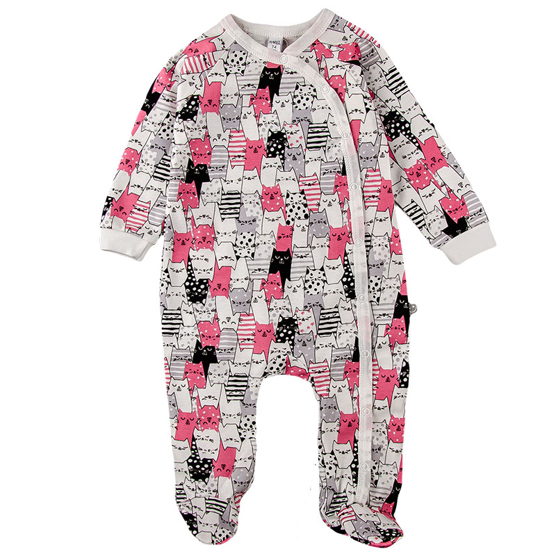 

Комбинезон (человечек) детский MARIO KIDS 11-08-10 68 см розовый с серым