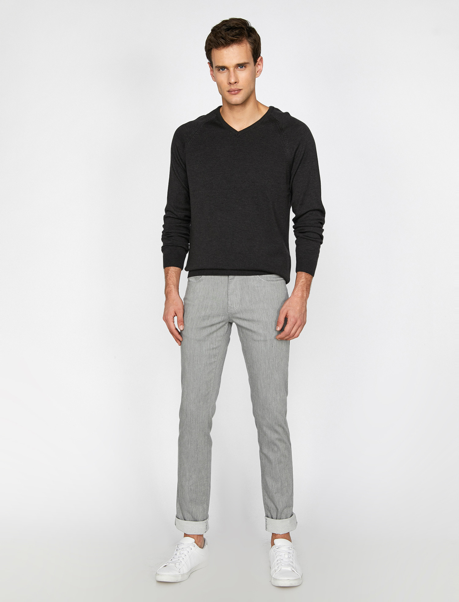 

Брюки Koton 7YAM49151VW-040 38 Grey
