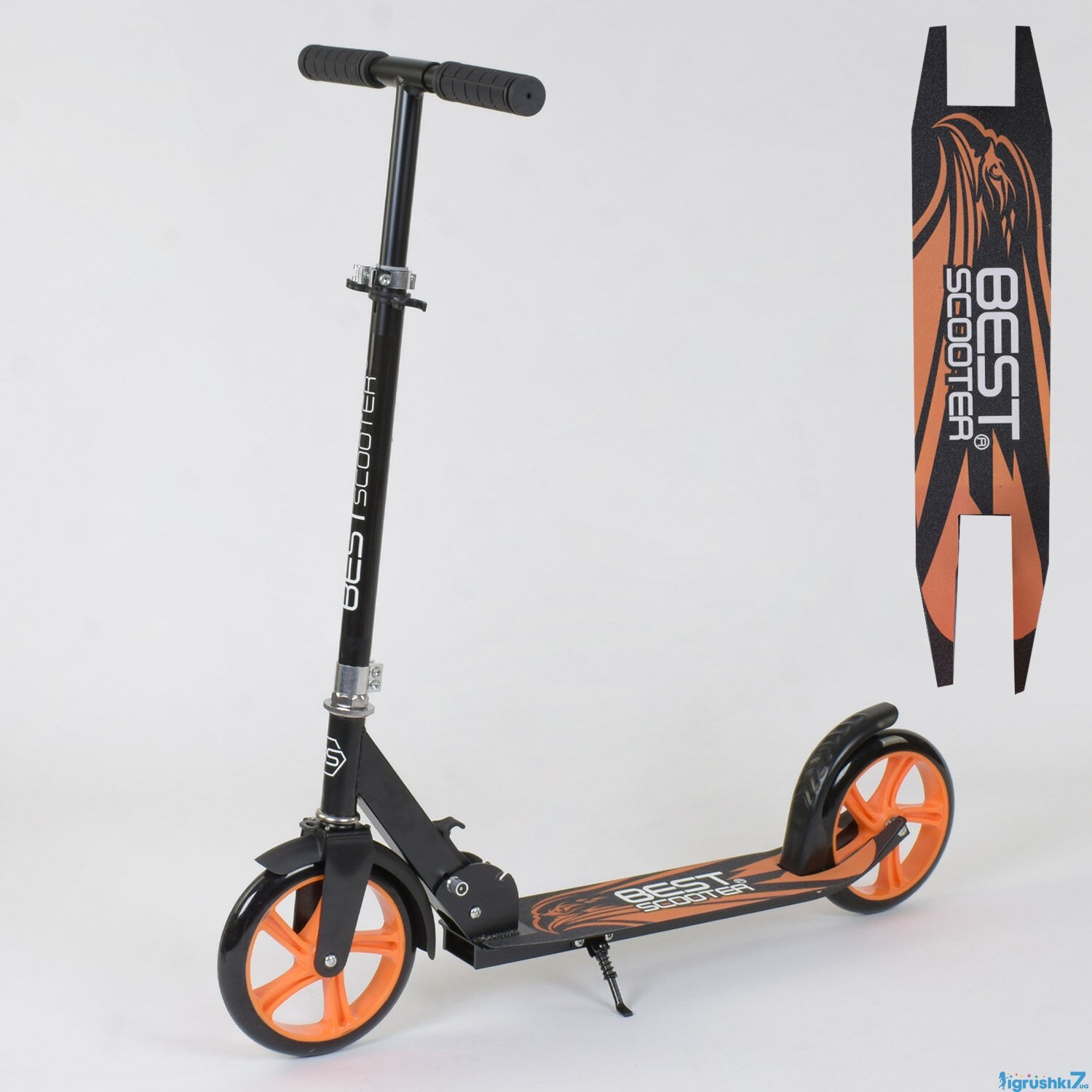 

Самокат двухколесный Best Scooter 18144 оранжевый